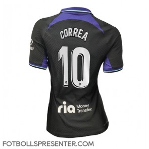 Atletico Madrid Angel Correa #10 Borta Matchtröja Dam 2022-23 Kortärmad